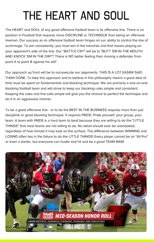 Offensive Line Success Guide Made Simple